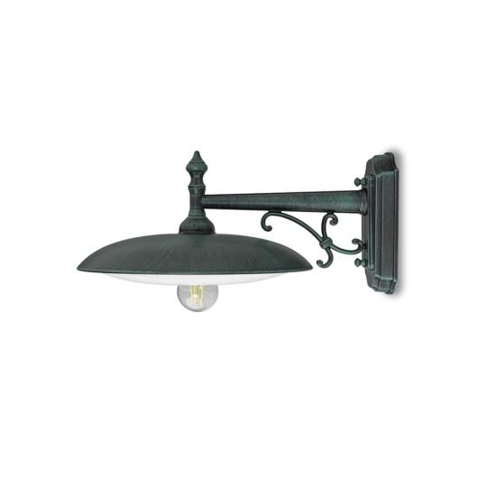 olcso kulteri klasszikus kulteri lampa mediterran hazfal zold oldalfal falikar vizallo moretti luce videki fekete lampak lameridiana lakberendezes diszes.jpg